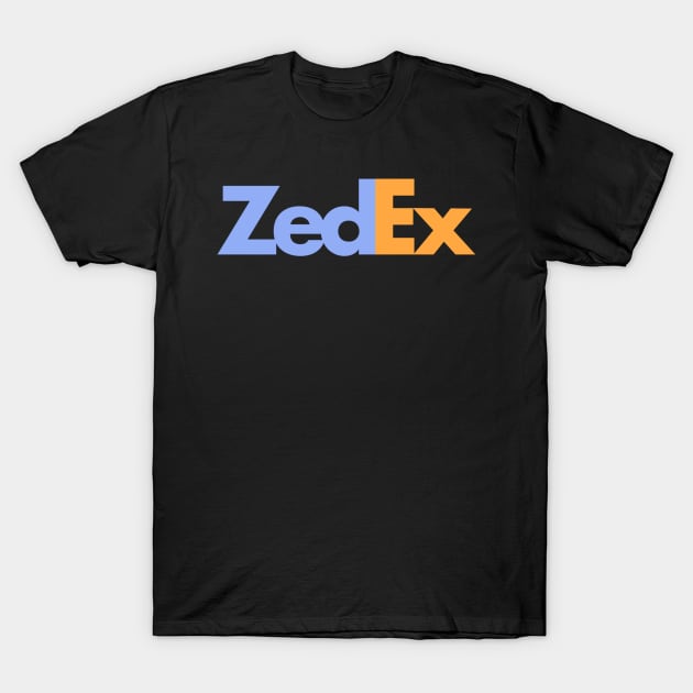 ZedEx - Zombie delivery service T-Shirt by zombieroomie